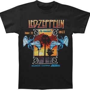 Black Led Zeppelin Graphic T-Shirt